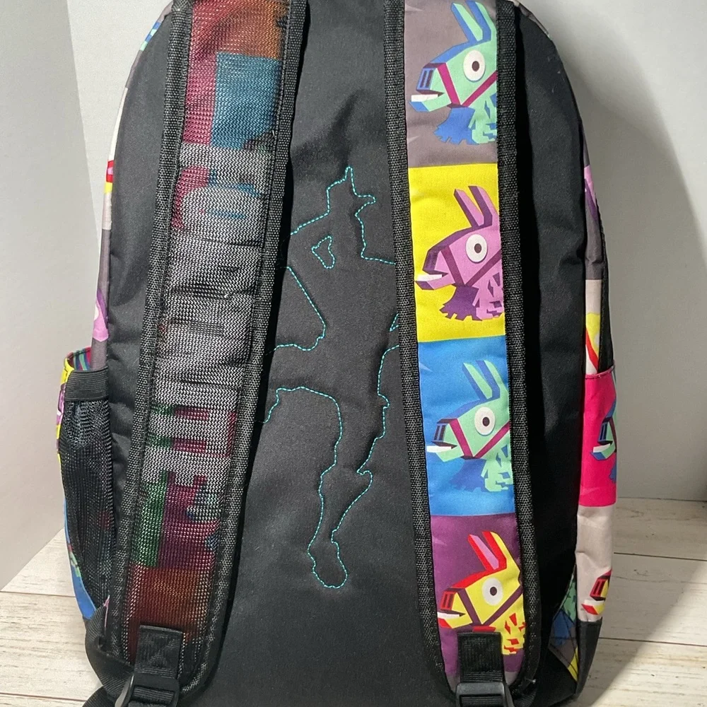 Fortnite Game Loot Llama Multiplier Backpack Multicolor 17.5